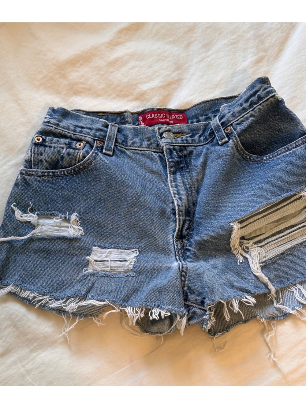 Vintage Levi’s Denim Shorts - Distressed - 6